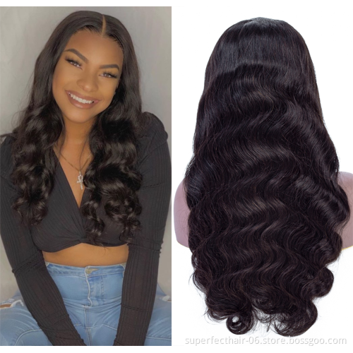 150% 180% 210% Density Body Wave Human Lace Front Wigs For Black Women,HD Transparent Lace Virgin Remy Brazilian Human Hair Wigs